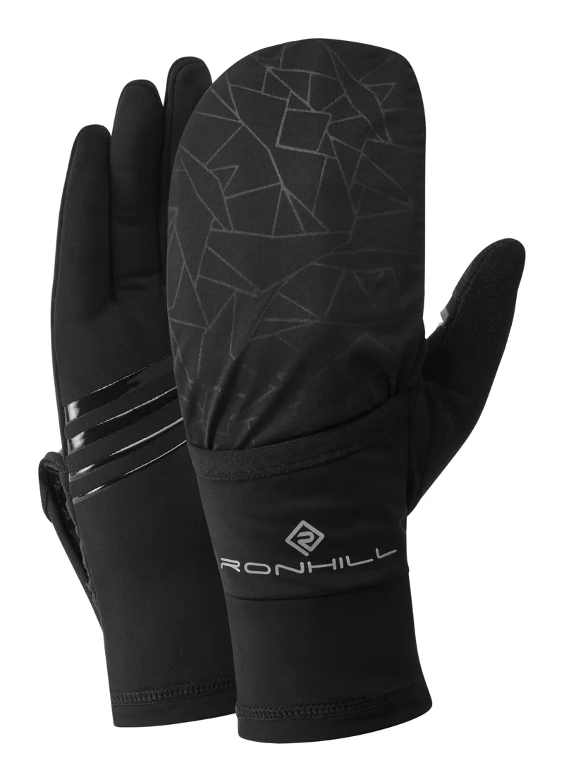 Ronhill Wind-Block Flip Glove Black